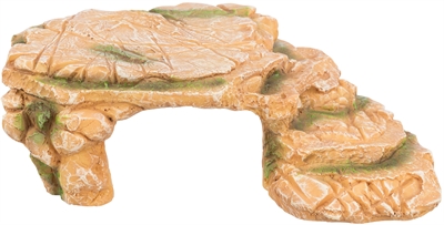 Trixie rotsplateau met schuilplaats polyesterhars beige