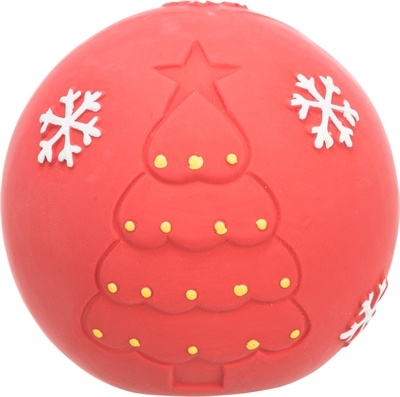 Trixie xmas bal latex rood