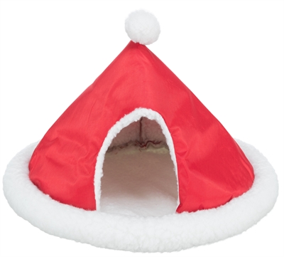 Trixie xmas iglocavia / konijn rood / wit