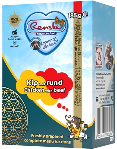 Renske vers bereide maaltijd kip/rund | 24x185 gr