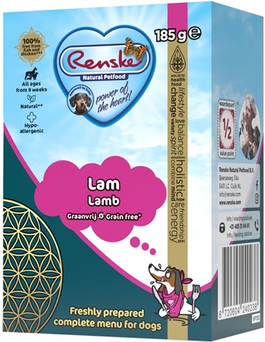 Renske renske vers bereide maaltijd lam graanvrij | 24x185 gr