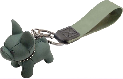 Croci sleutelhanger bulldog groen