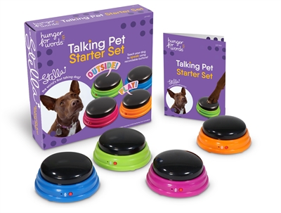 Hunger for words talking pet starter set | 19,5x4,7x19,6 cm