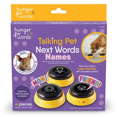 Hunger for words talking pet next words names | 19,5x21,5x4,8 cm
