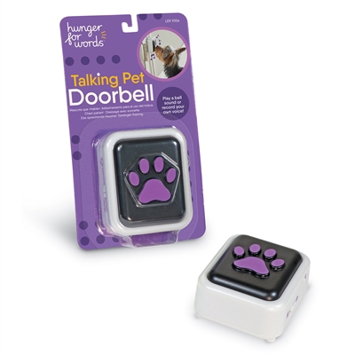 Hunger for words talking pet doorbell | 10,2x19,1x4,1 cm