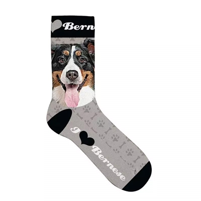 Plenty gifts sokken berner sennerhond grijs