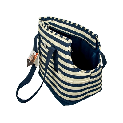 Fofos hondentas gestreept blauw / wit
