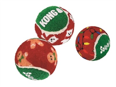 Kong holiday squeakair ballen