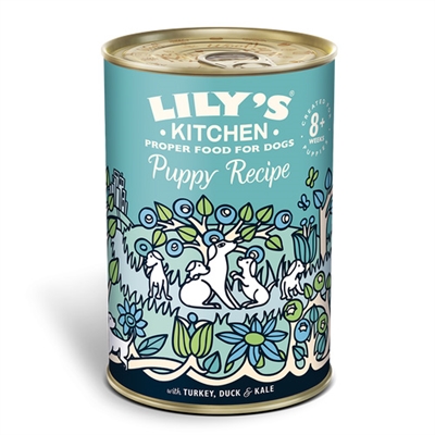 Lily's kitchen dog puppy recipe turkey / duck / kale
