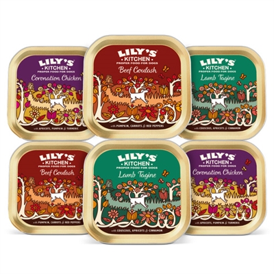Lily's kitchen dog adult world dishes multipack