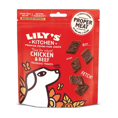 Lily's kitchen dog adult training treats chicken / beef