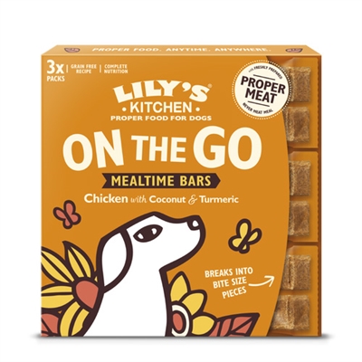 Lily's kitchen dog adult chicken on the go bars multipack