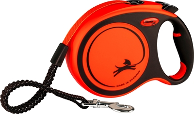 Flexi rollijn xtreme tape | zwart/oranje l 8 mtr