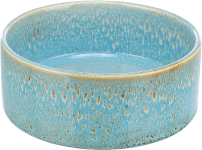 Trixie keramieken voerbak / drinkbak blauw | 16x16 cm 900 ml