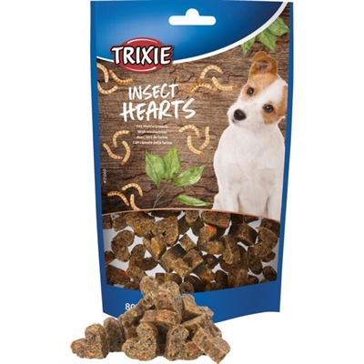 Trixie insect hearts met meelwormen | 80 gr