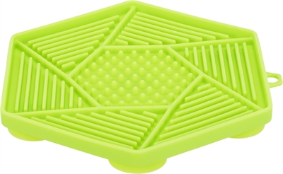 Trixie lick'n'snack mat groen | 17 cm met zuignappen
