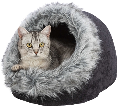Trixie kattenmand iglo yelina zwart / grijs