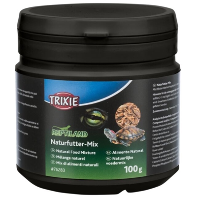 Trixie reptiland natuurvoermix voor waterschildpadden | 100g 6 st