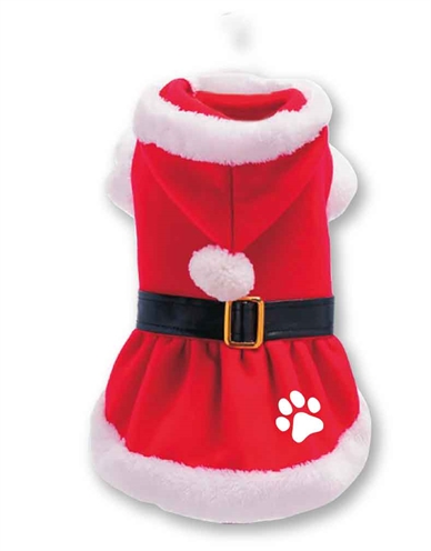 Plenty gifts kerst jurk kerstvrouw poot rood