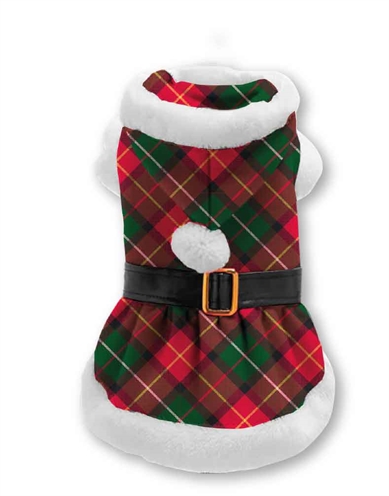 Plenty gifts kerst jurk ruit rood / groen