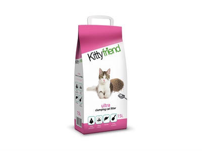 Kitty friend ultra kattenbakvulling | 15 ltr