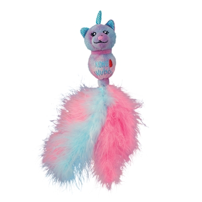 Kong wubba caticorn | 23x4,5x4,5 cm speelgoed voor katten