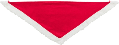 Trixie kerstbandana velvet look rood assorti