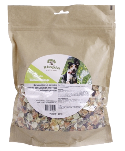 Utopia groentemelange hondenvoer | 800 gr