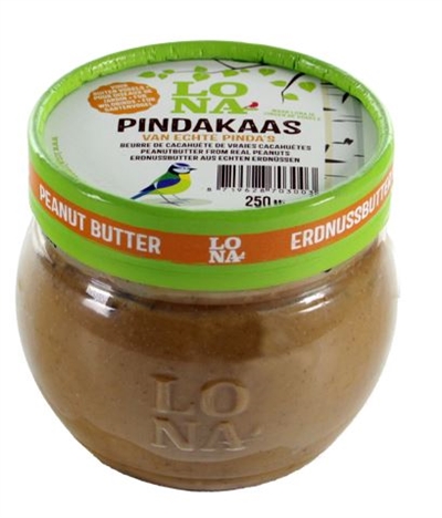 Lona pindakaas met echte pinda's
