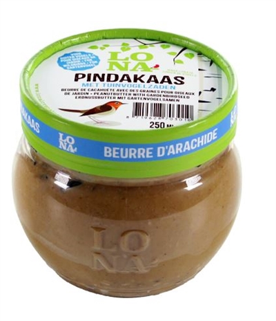 Zzzlona pindakaas met tuinvogelzaden