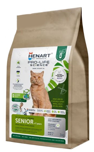 Henart insect cat senior 3 kg | met hem eggshell membrane