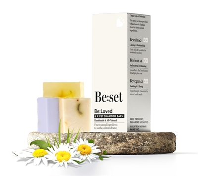 Beloved shampoo bars giftset | 6x55 gr sooth, calm, cleanse