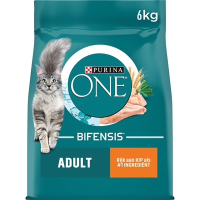 Purina one adult kip en volkoren granen | 6 kg