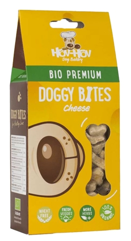 Hov-hov bio premium doggy bites | graanvrij kaas 100 gr
