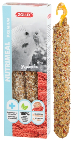 Zolux nutrimeal stick parkiet | rode gierst 110 gr 2 st