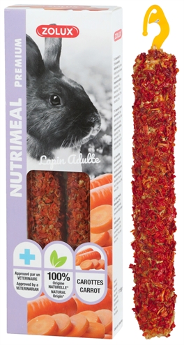 Zolux nutrimeal stick konijn wortel | 115 gr 2 st
