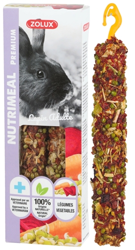 Zolux nutrimeal stick konijn groenten | 115 gr 2 st