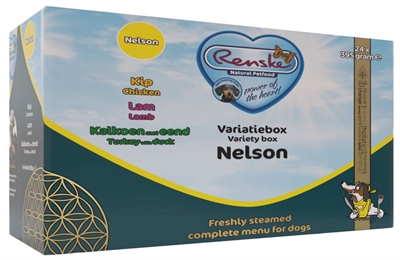 Renske vers vlees variatiebox | 24x395 gr kip / lam / kalkoen / eend