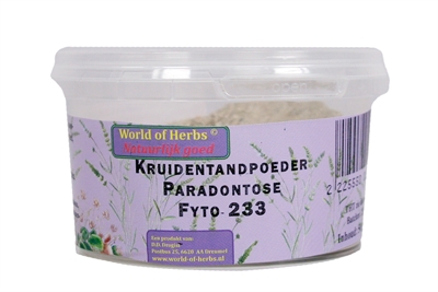 Dierendrogist fytotherapie kruidentandpoeder paradontose