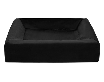Bia bed royal fluweel hondenmand zwart | bia-3 70x60x15 cm