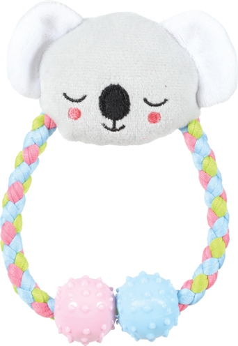 Zolux puppy tiny pluche koala met touw grijs