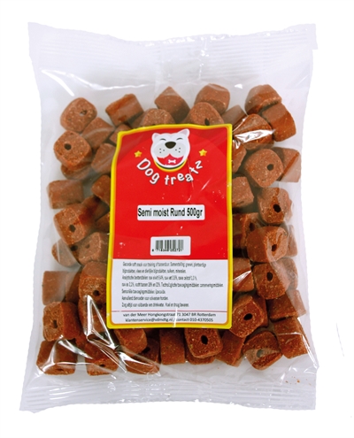Dog treatz semi moist rund