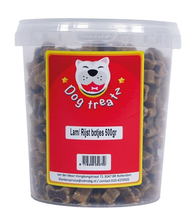 Dog treatz lam / rijst botjes