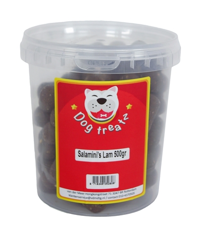 Dog treatz salamini lam