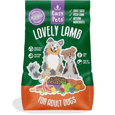 Easypets adult lovely lamb graanvrij