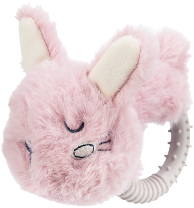 Trixie pluche haas met tpr ring voor puppy | 27 cm, 3 stuks