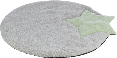 Trixie puppy ligmat ster grijs / mintgroen | 86x80x2 cm