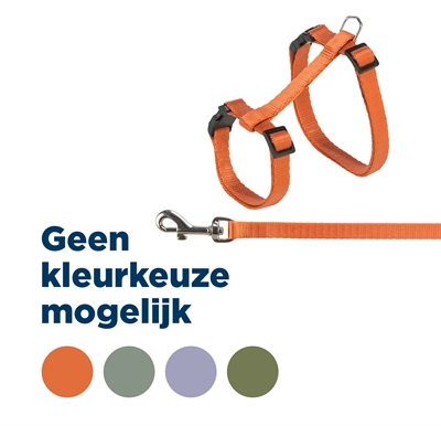 Trixie kattentuig met riem | 27-45 cm, 13 mm, 120 cm