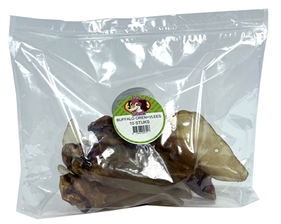 Petsnack buffalo oren met vlees | 10 stuks