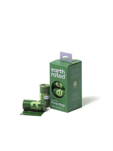 Earth rated poepzakjes lavendel | gerecycled 8x15 st